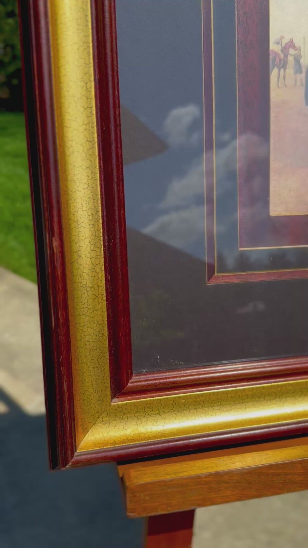 Framed Equestrian Study Print | Ralph Lauren Style Wall Art