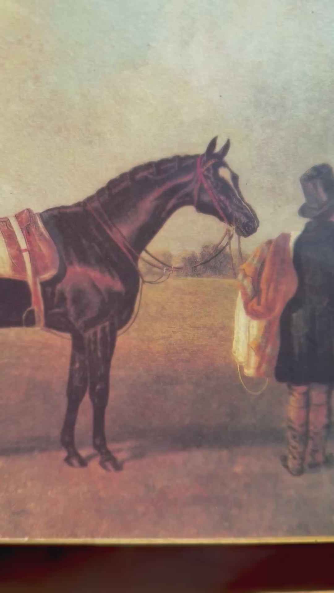Framed Equestrian Study Print | Ralph Lauren Style Wall Art