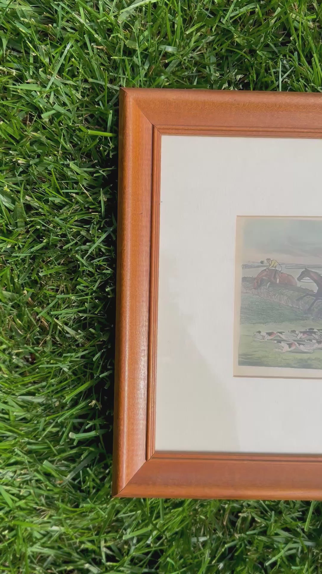Antique Henry Alken Fox Hunting Engraving | “The Sportsman” After Nimrod | London 1880 Framed Print
