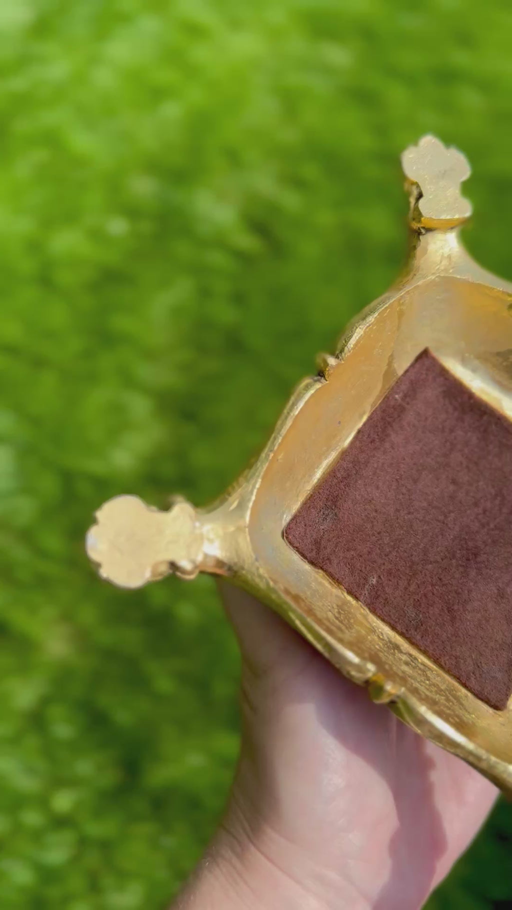 French Marble & Gilt Bronze Clock Base Riser, Salvage Fragment